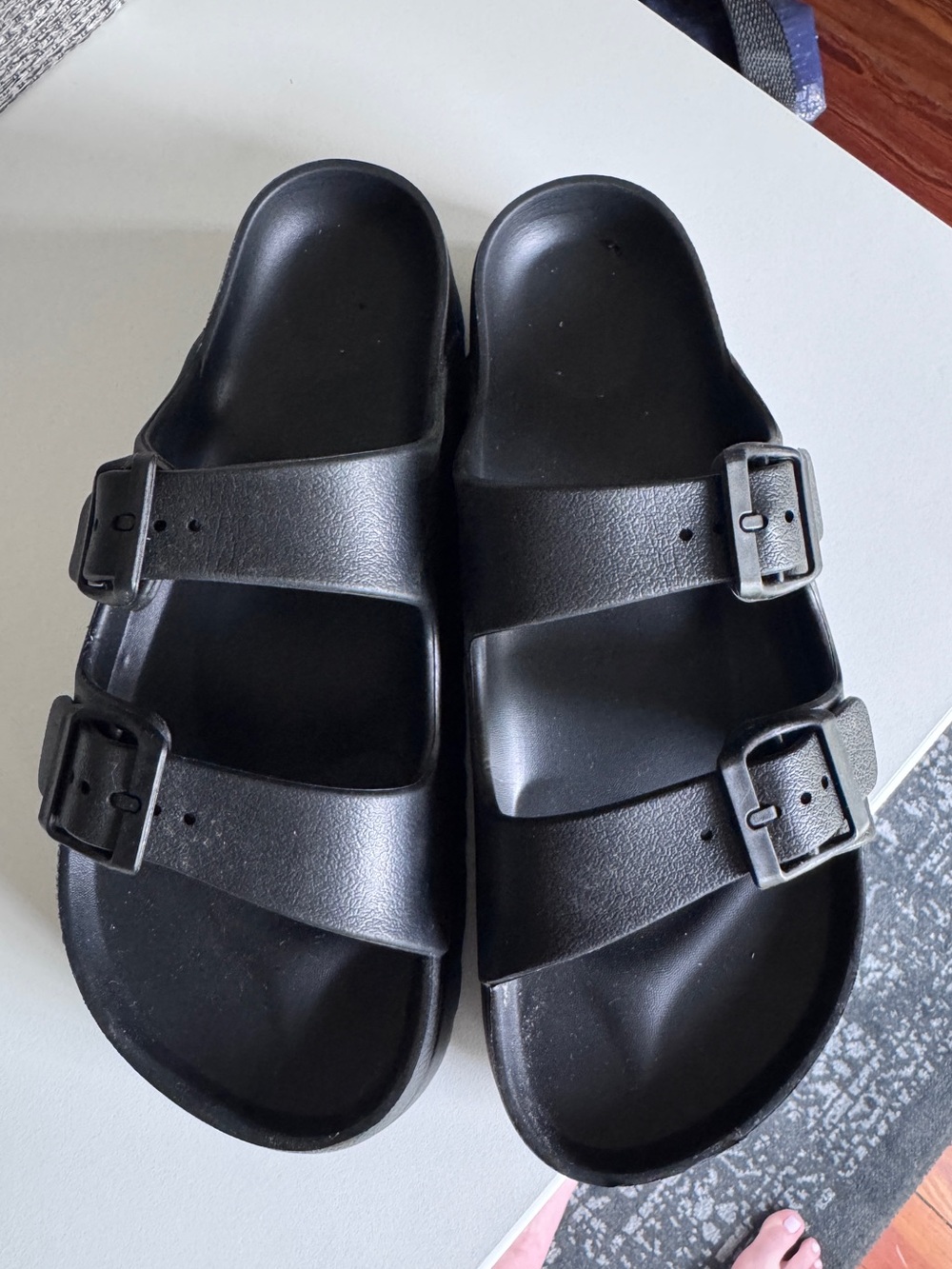 Women's Black Platform Sandals
